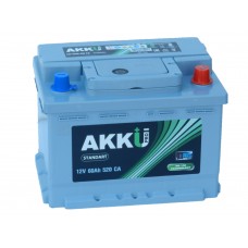 Автомобильный  аккумулятор AKKU STANDART 60 А/ч обр/п. (56027)