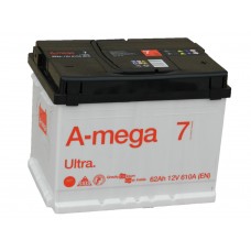Автомобильный аккумулятор A-mega Ultra 62 А/ч обр/п.