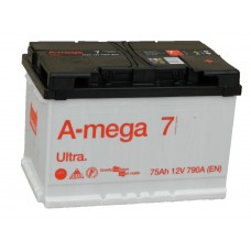Автомобильный аккумулятор A-mega Ultra 75 А/ч обр/п.
