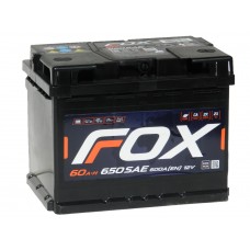 Автомобильный аккумулятор FOX 60 А/ч обр/п.