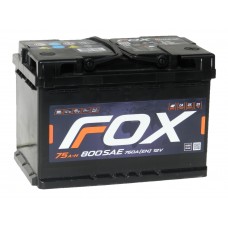 Автомобильный аккумулятор FOX 75 А/ч обр/п. 
